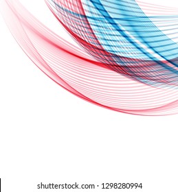 Color wavy background