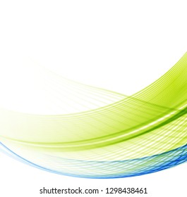 Color wavy background
