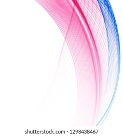 Color wavy background