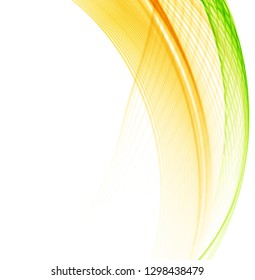 Color wavy background