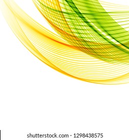 Color wavy background