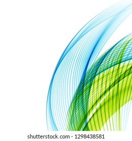 Color wavy background
