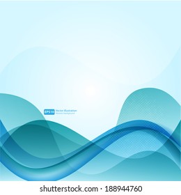 Color wavy background