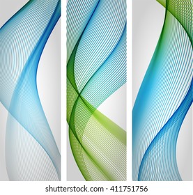 Color wavy backgrounds