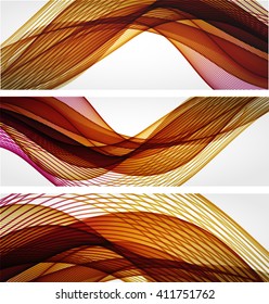 Color wavy backgrounds