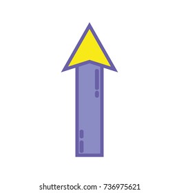 color web arrow up load icon