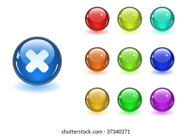 Color web buttons