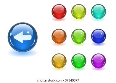 Color web buttons