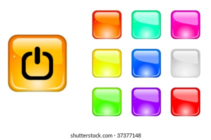 Color web buttons