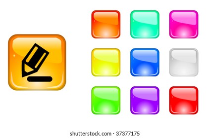 Color web buttons