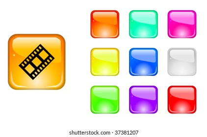 Color web buttons