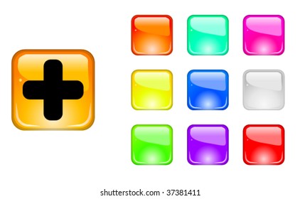 Color web buttons