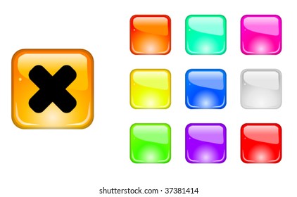 Color web buttons