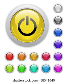 Color web buttons
