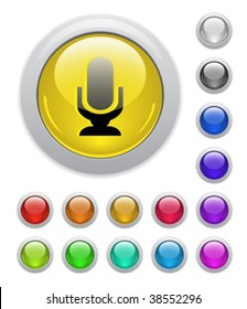 Color web buttons