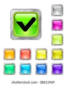 Color web buttons