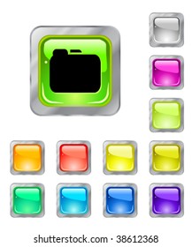 Color web buttons