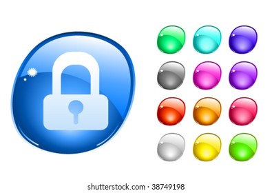 Color web buttons