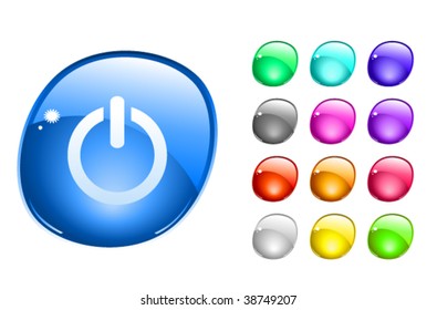 Color web buttons