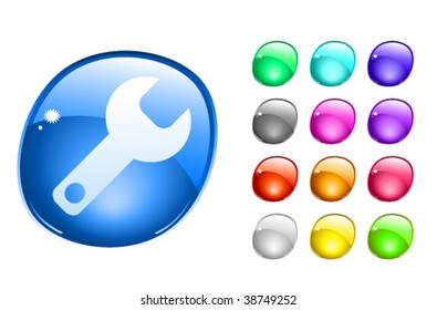 Color web buttons