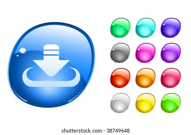 Color web buttons