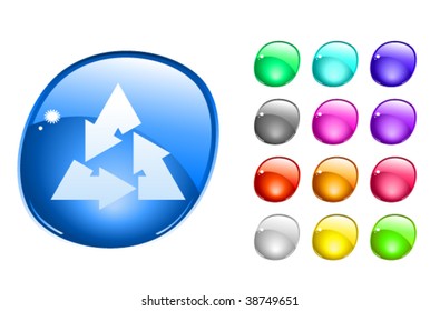 Color web buttons