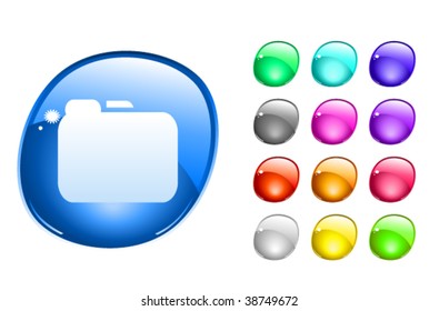 Color web buttons