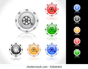 Color web buttons