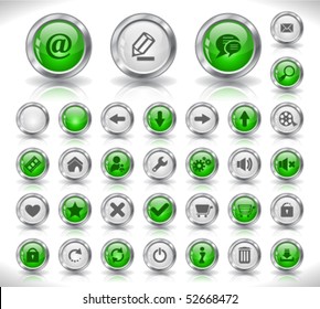 Color web buttons