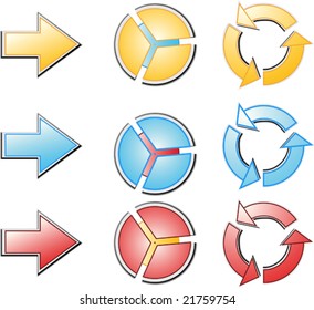 Color web buttons. For any use.