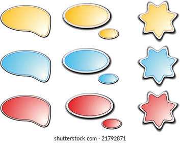 Color web buttons. For any use.
