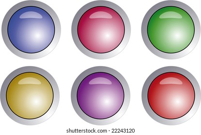 Color web buttons. For any use.