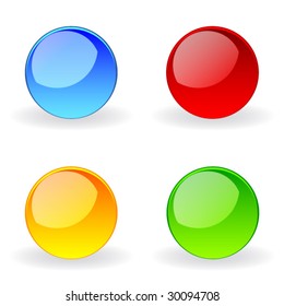 Color web buttons, design ellements for decoration