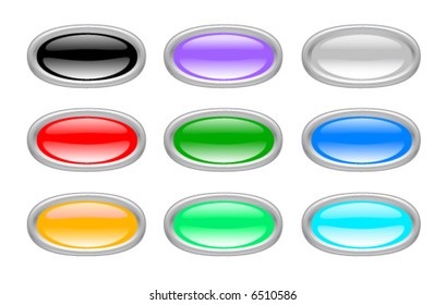 color web buttons, design ellements for decoration