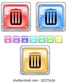Color web buttons. Vector illustration