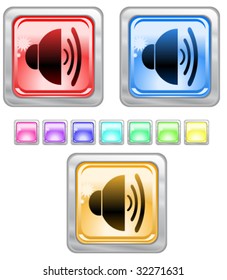 Color web buttons. Vector illustration