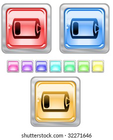 Color web buttons. Vector illustration
