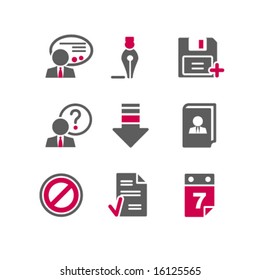 Color web icons, set 2