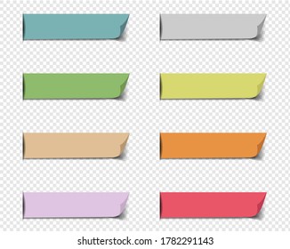 Color Web Ribbons Big Set With Gradient Mesh, Vector Illustration