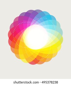 color wheel background 