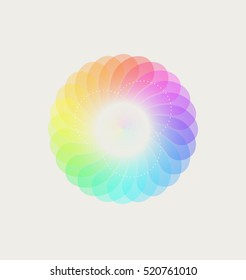 color wheel background