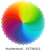 Color wheel background (vector)