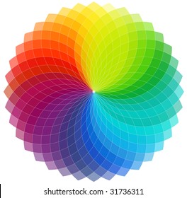 Color Wheel Background (vector)