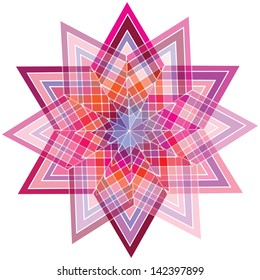 Color wheel background. Vector Illustration