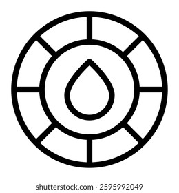 color wheel Clipart business icon illustration