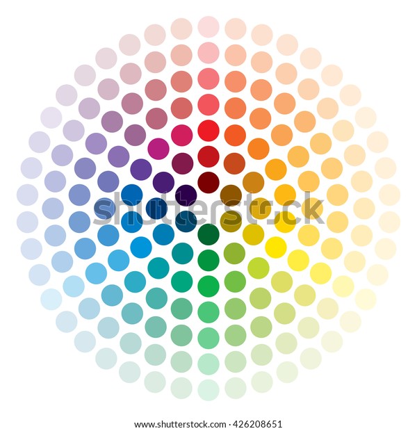 Color Wheel Circles Printable