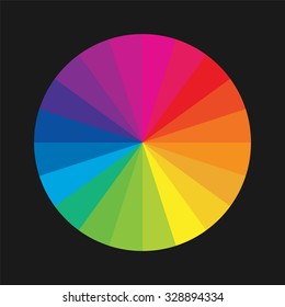 Color wheel guide 