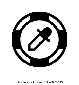 Color Wheel Icon Vector Symbol Design Illustration