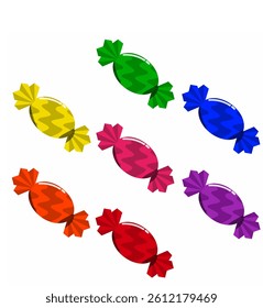 color wheel for kids learning in candy form