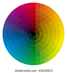 Color wheel palette